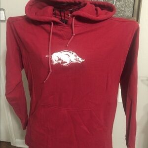 ❤️ Houndstooth Arkansas hoodie size medium college football Long‎ sleeve